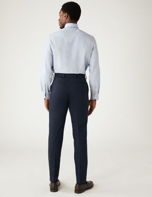 Tailored Fit Italian Linen Miracle™ Suit | M&S DE