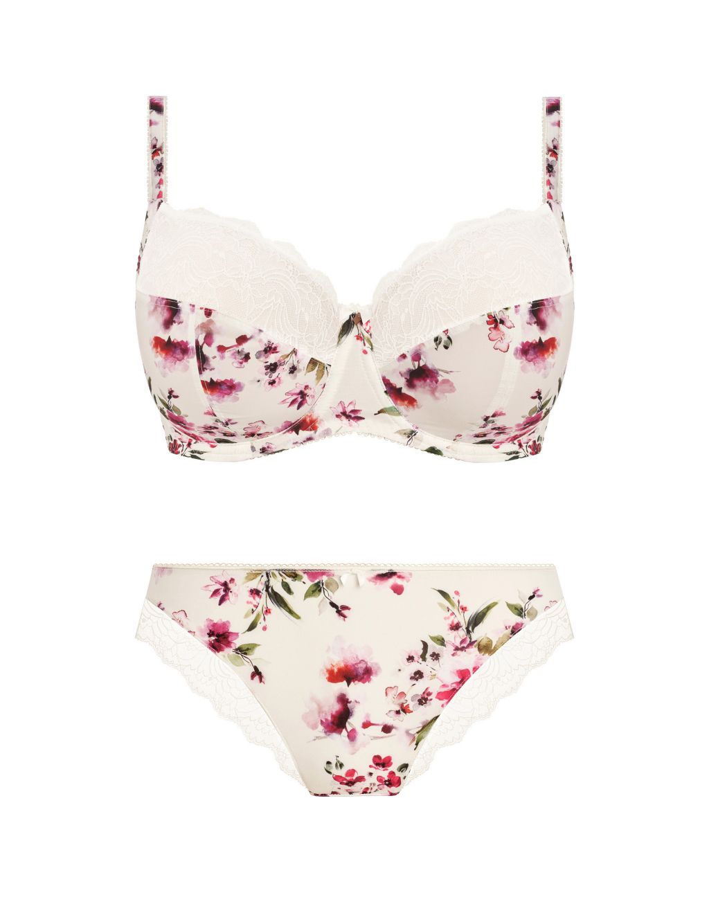 Lucia Floral Wired Bra Set image 2