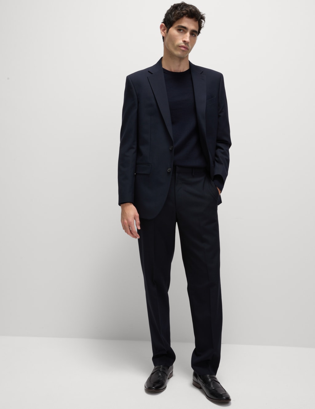 Marks and store spencer navy suit