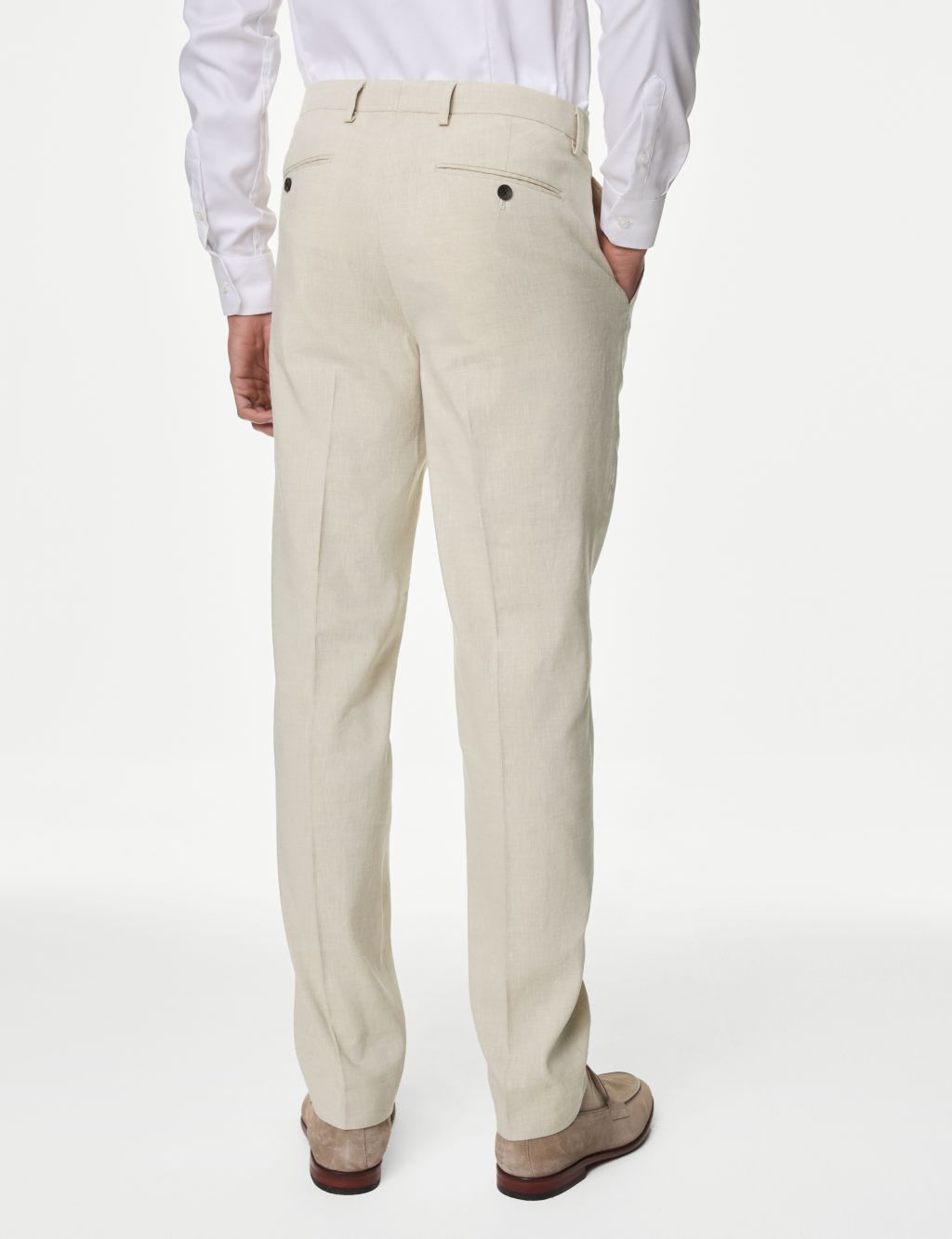 Tailored Fit Italian Linen Miracle™ Suit image 5