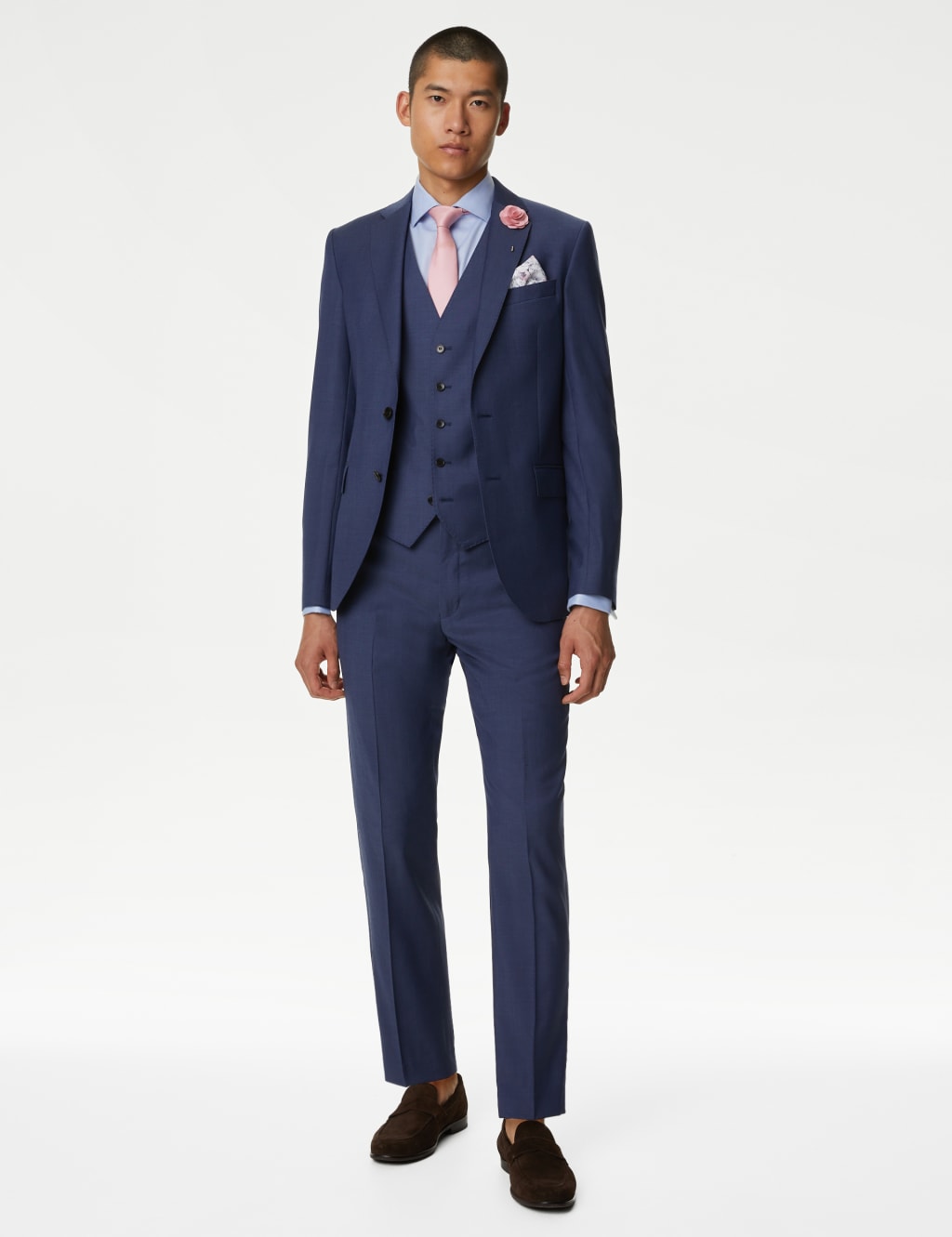 Tailored Fit Pure Wool Twill Suit image 4