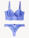 Linea Lace Wired Balcony Bra Set F-H