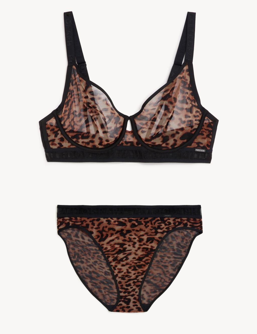 Tivoli Print Wired Full Cup Bra Set A-E image 2