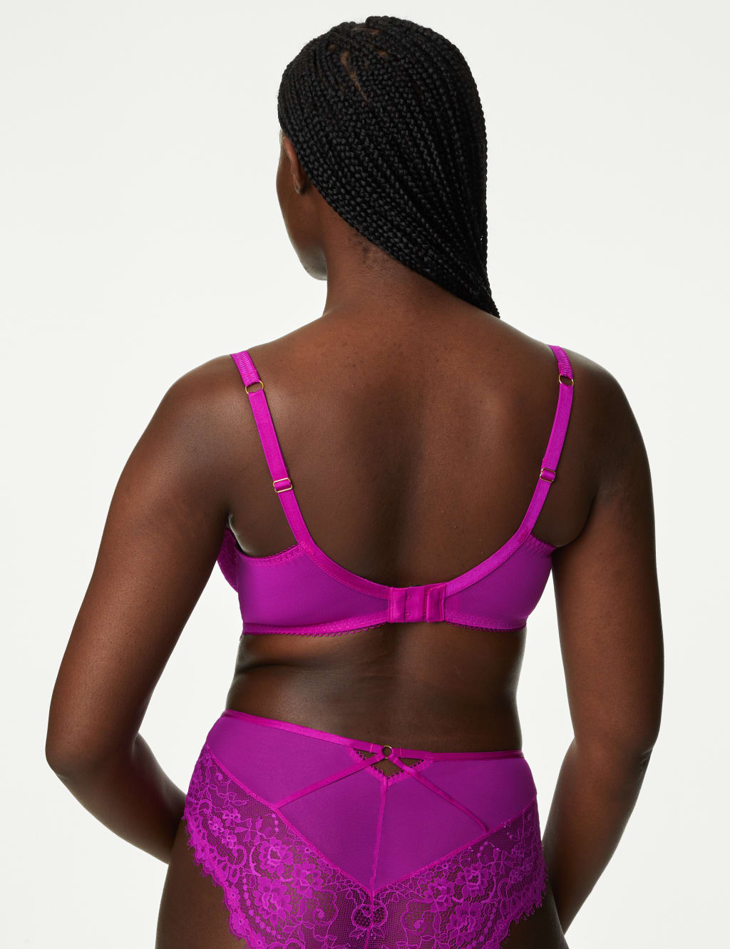 Blanca Lace Wired Balcony Bra Set A-E image 4