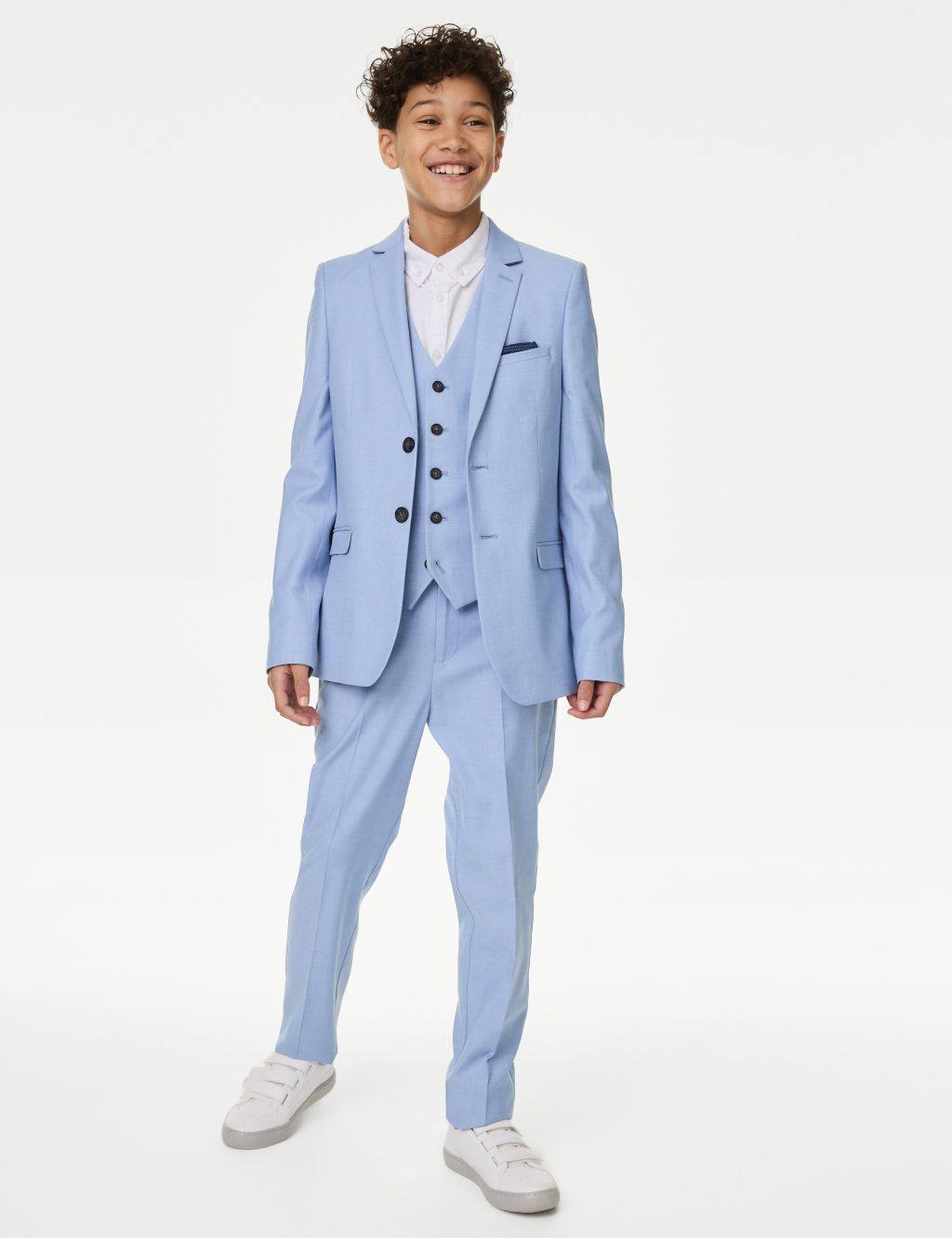 Two Button Plain Suit Outfit