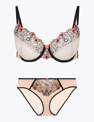 embroidered lingerie