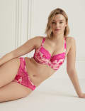 Laylani Silk Wired Balcony Bra Set F-H
