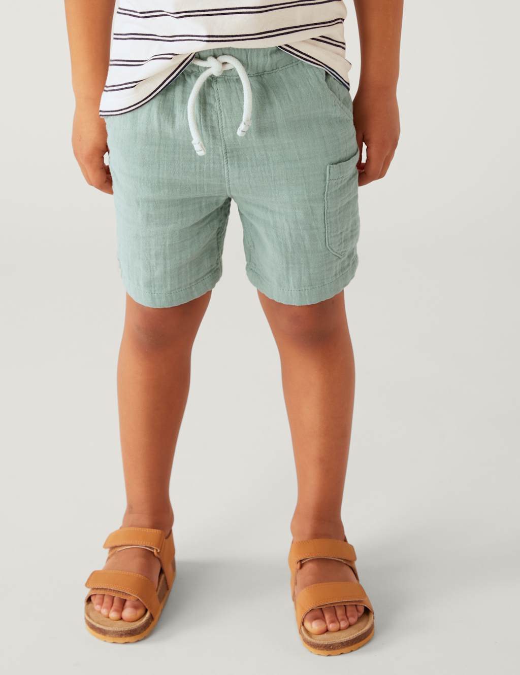 Pure Cotton Shirt T-Shirt and Shorts (2-8 Yrs) image 4