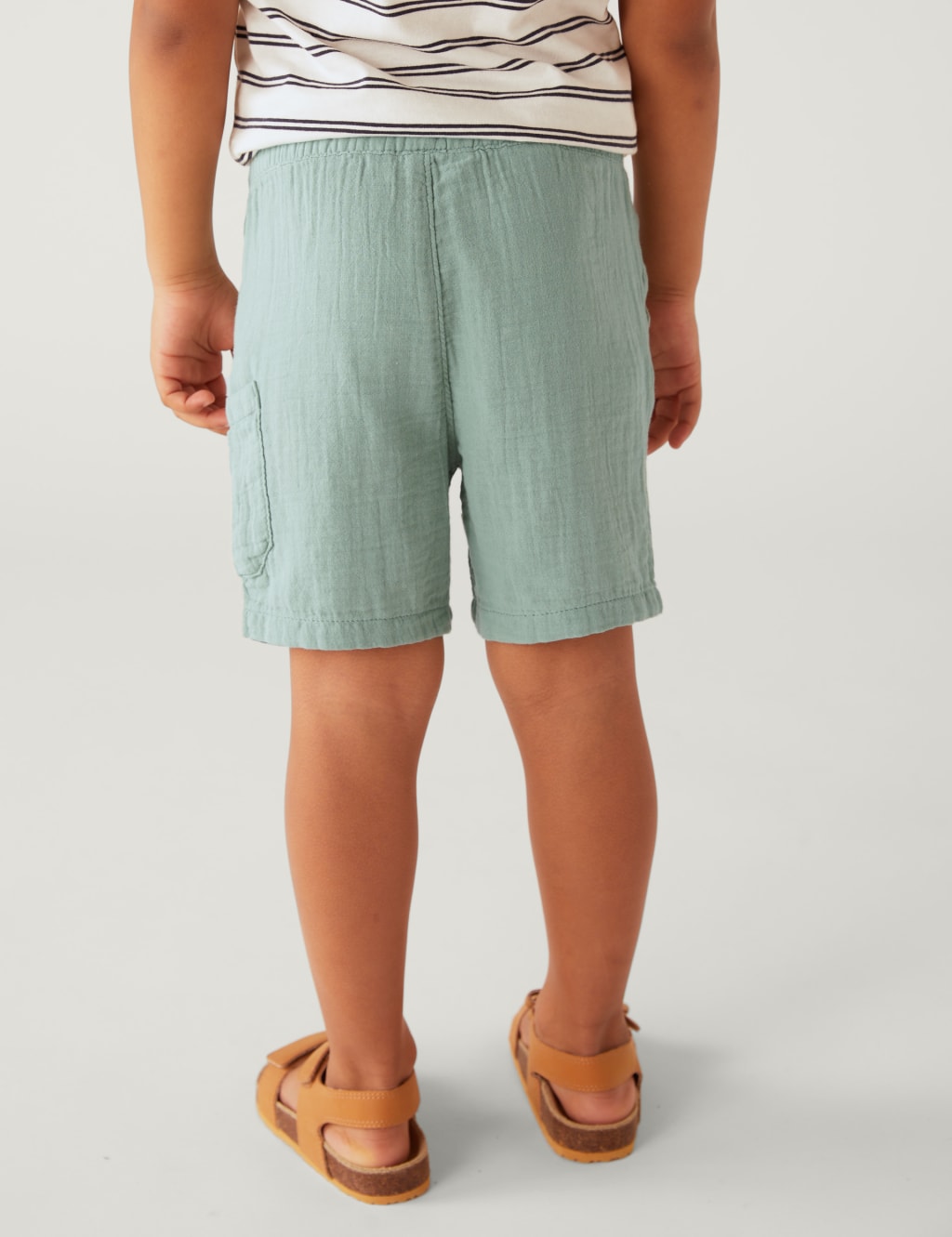 Pure Cotton Shirt T-Shirt and Shorts (2-8 Yrs) image 5