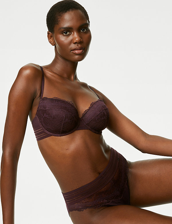 Marseilles Mesh Wired Full Cup Bra Sets A-E - CA