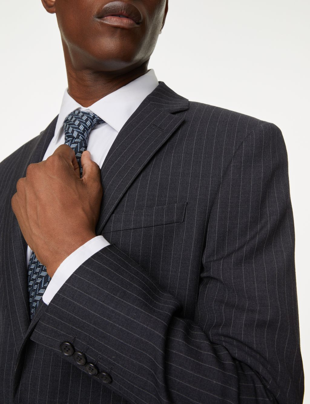 The Ultimate Tailored Fit Pinstripe Suit image 7