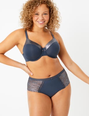 Soutien-gorge invisible effet scintillant &agrave; bonnets embo&icirc;tants E+