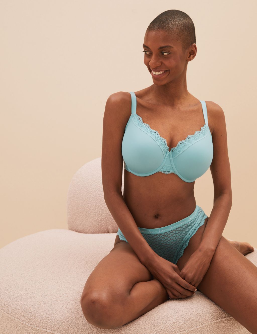 Wired Full Cup Bra Set F-H