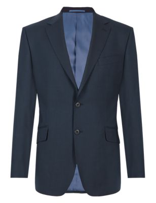 Navy Regular Fit Suit Including Waistcoat