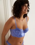Linea Lace Wired Balcony Bra Set A-E