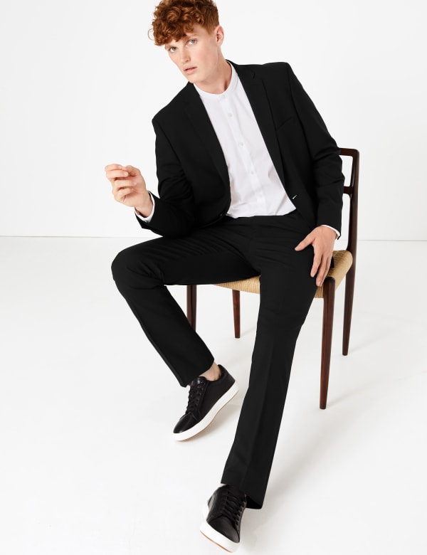 The Ultimate Black Skinny Fit Suit