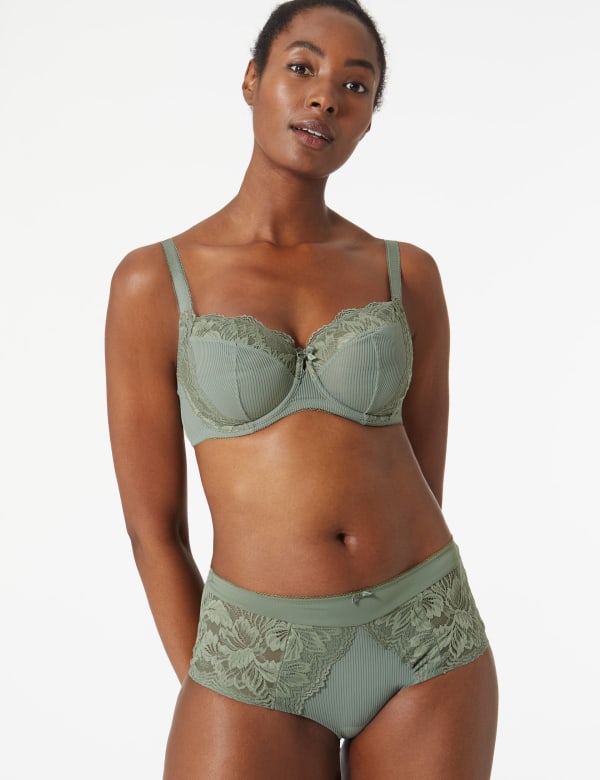 Nina Lace Set with Non-Padded Full Cup A-DD