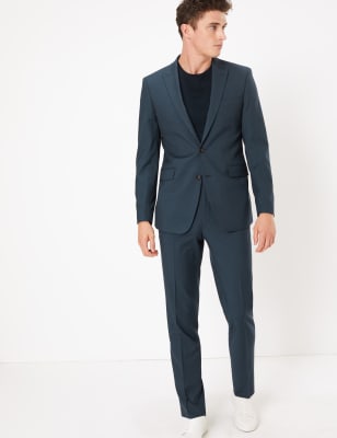 Costume coupe slim en tissu extensible