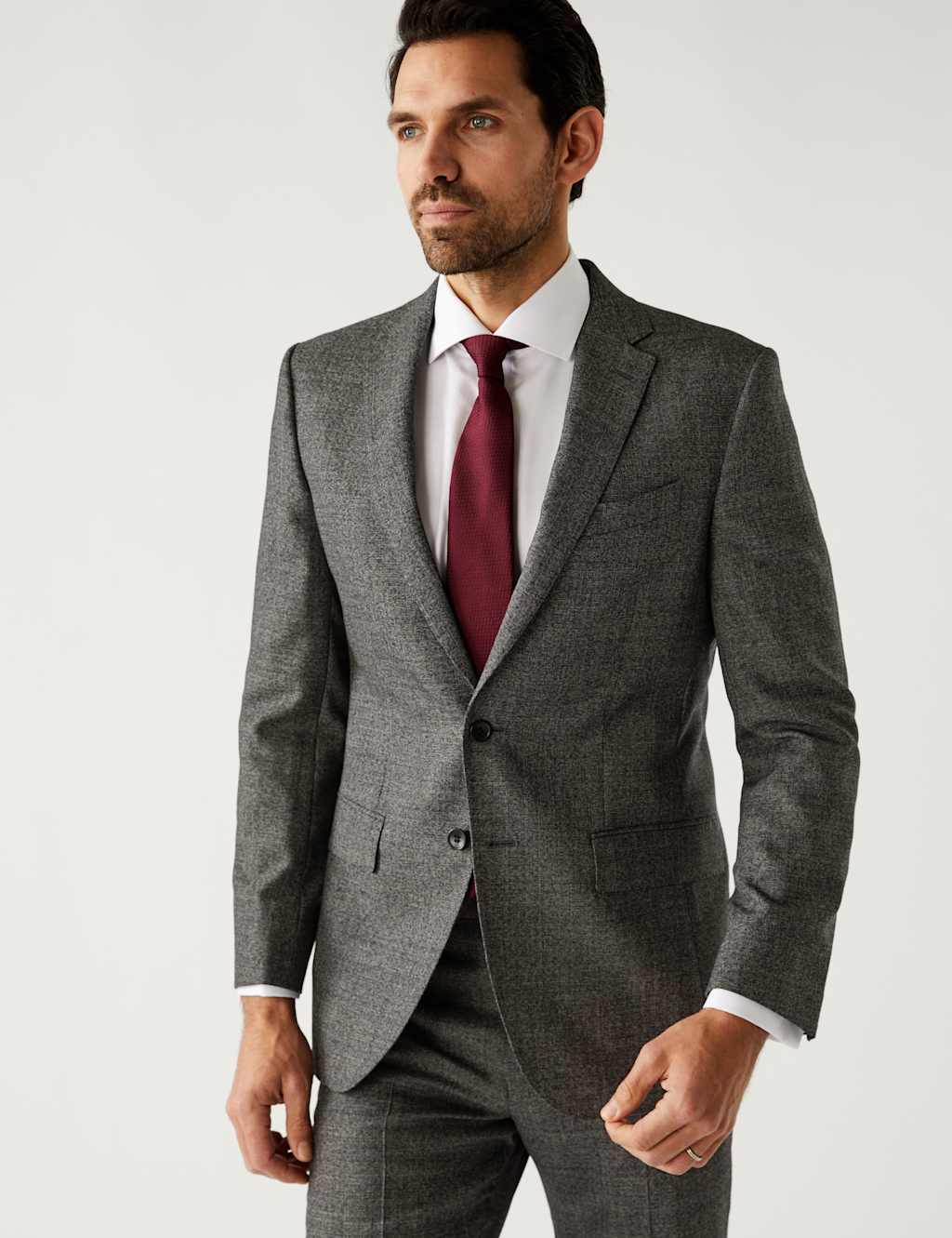 Tailored Fit Pure Wool Suit image 2