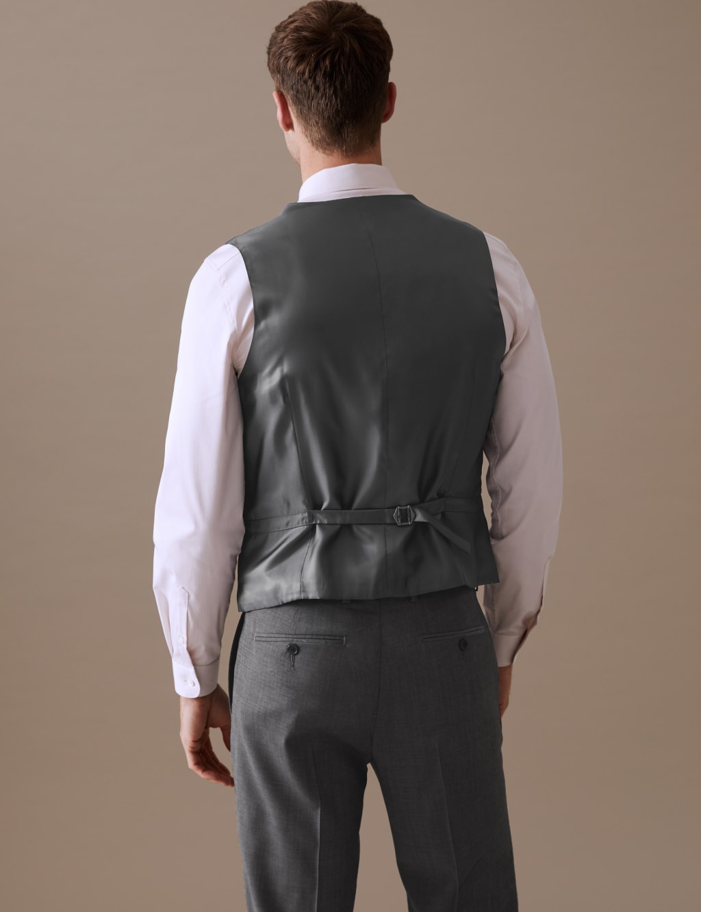 Tailored Fit Pure Wool Twill Suit image 3