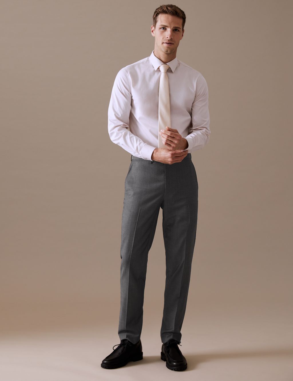 Tailored Fit Pure Wool Twill Suit image 5