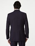 Regular Fit Herringbone Pure Wool Suit