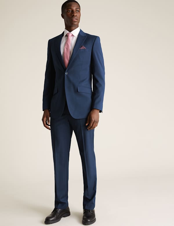 Regular Fit Suit with Stretch