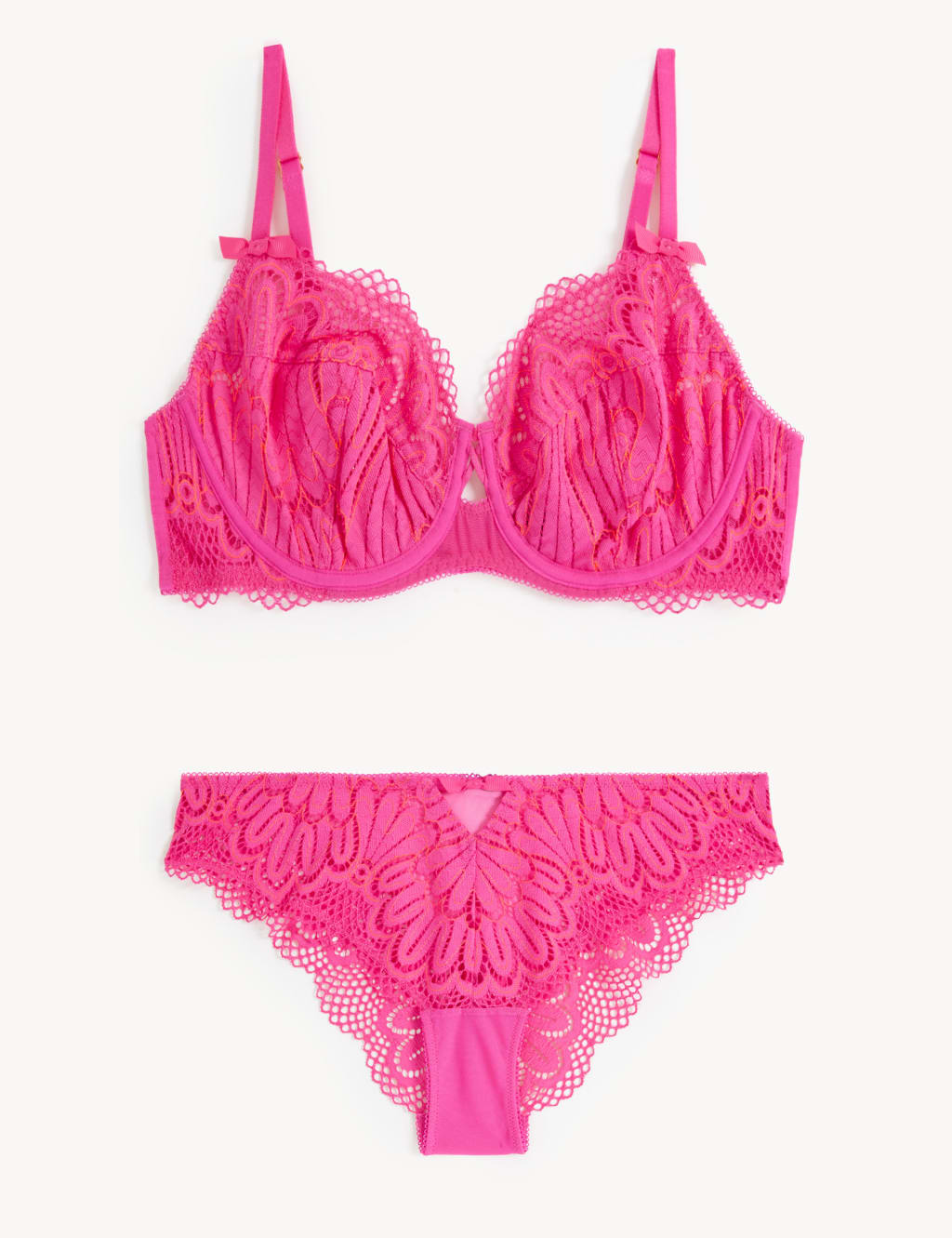 Nova Lace Wired Full Cup Bra Set  A-E image 2