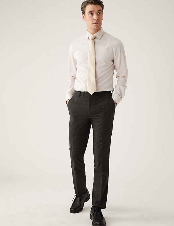 Slim Fit Puppytooth Suit - MN