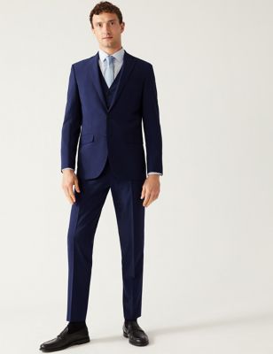 The Ultimate Tailored Fit Wool Blend Suit | M&S Dubai