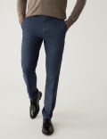 Slim Fit Sharkskin Stretch Suit