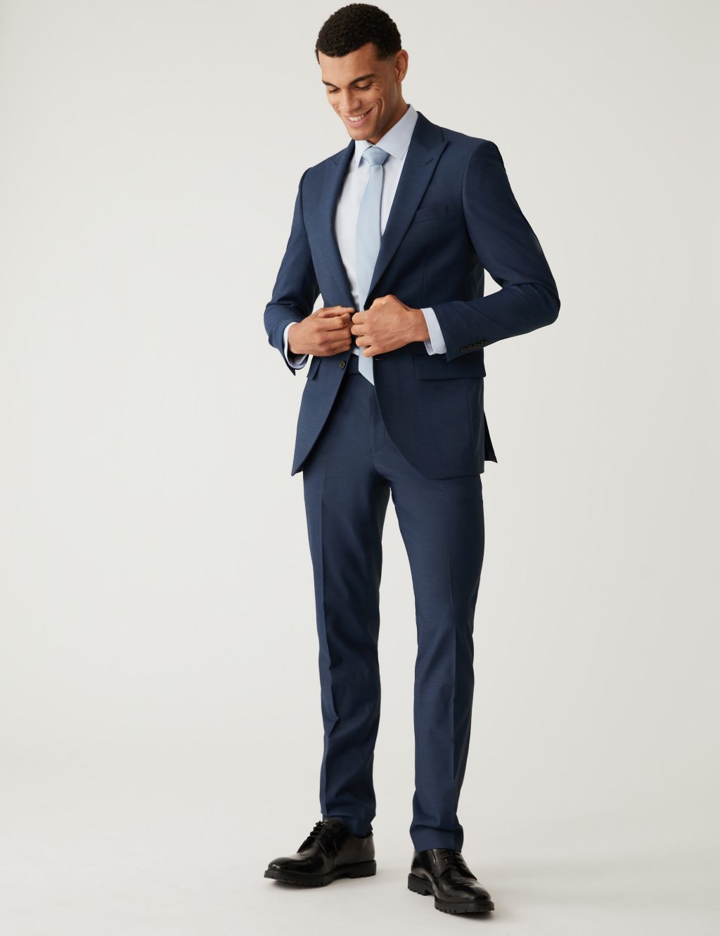 Slim Fit Sharkskin Stretch Suit image 6