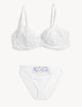 Linea Lace Wired Balcony Bra Set A-E