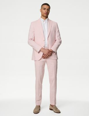Tailored Fit Italian Linen Miracle™ Suit - FI