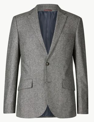 Textured Tailored Fit 3 Piece Suit | M&S