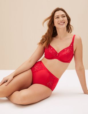 Wild Blooms Non-Padded Full Cup Bra A-E, M&S Collection