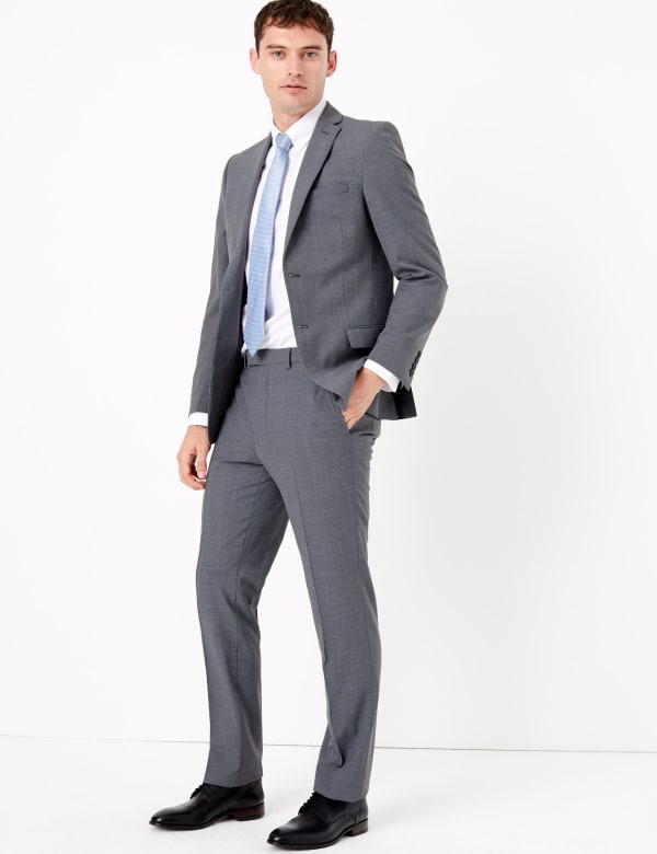 The Ultimate Big & Tall Grey Slim Fit Suit