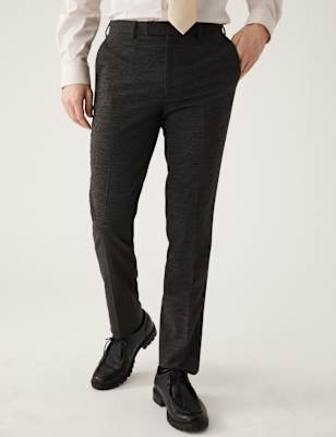 Slim Fit Puppytooth Suit - SK