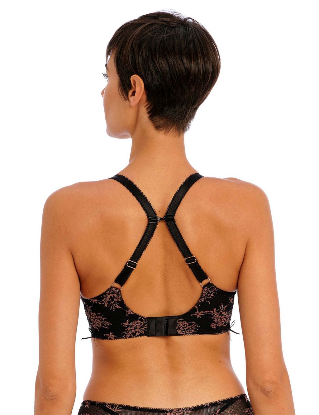 Offbeat Decadence Wired Side Support Bra Set image 3