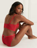 Linea Lace Wired Longline Balcony Bra Set A-E