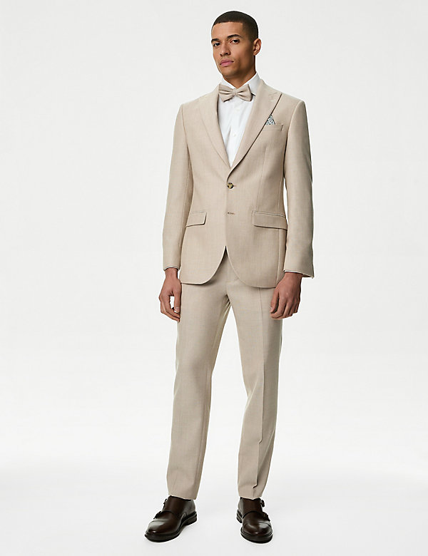 Slim Fit Wool Blend Suit - RS