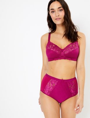 Wild Blooms Non-Padded Set with Full Cup Bra A-E - FR