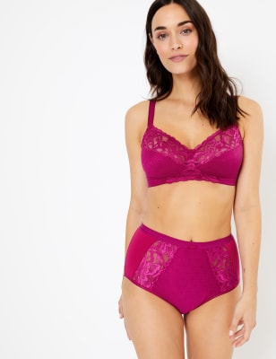 Wild Blooms Non-Padded Full Cup Bra A-E, M&S Collection