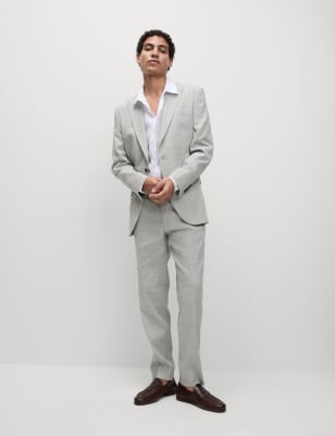 Tailored Fit Italian Linen Miracle™ Suit