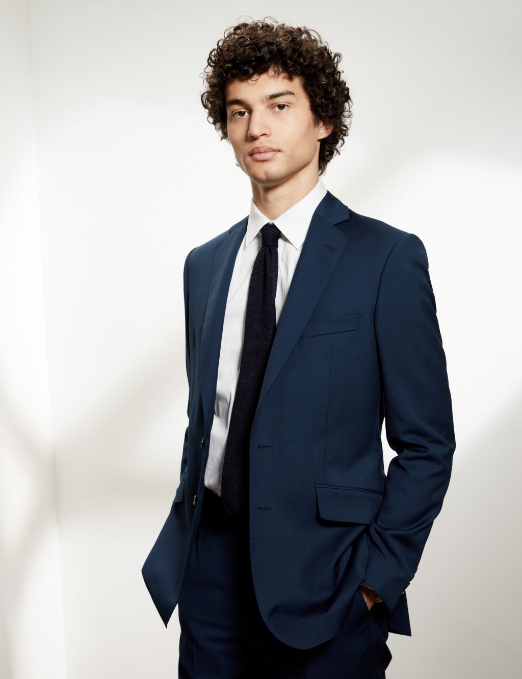 Tailored Fit Pure Wool Twill 2 Piece Suit image 2