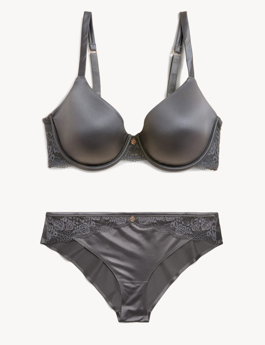 Smoothing Wired Full Cup Bra Set A-E image 2