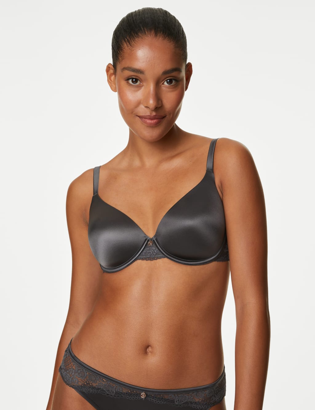 Smoothing Wired Full Cup Bra Set A-E image 3