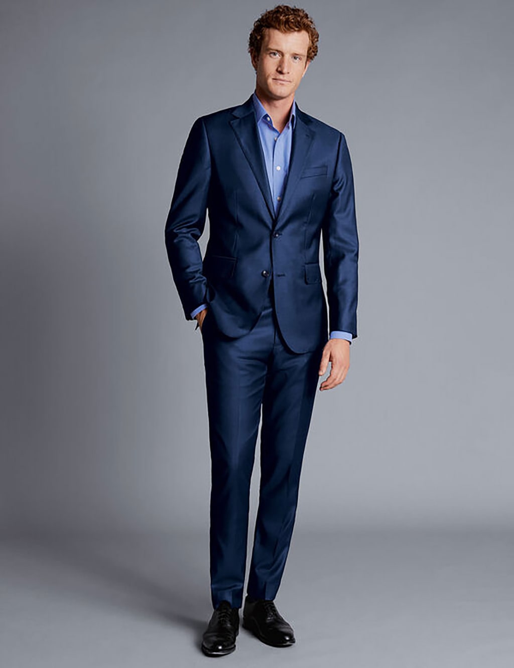 Slim Fit Pure Wool Twill Suit image 1