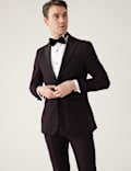 Burgundy Slim Fit Tuxedo