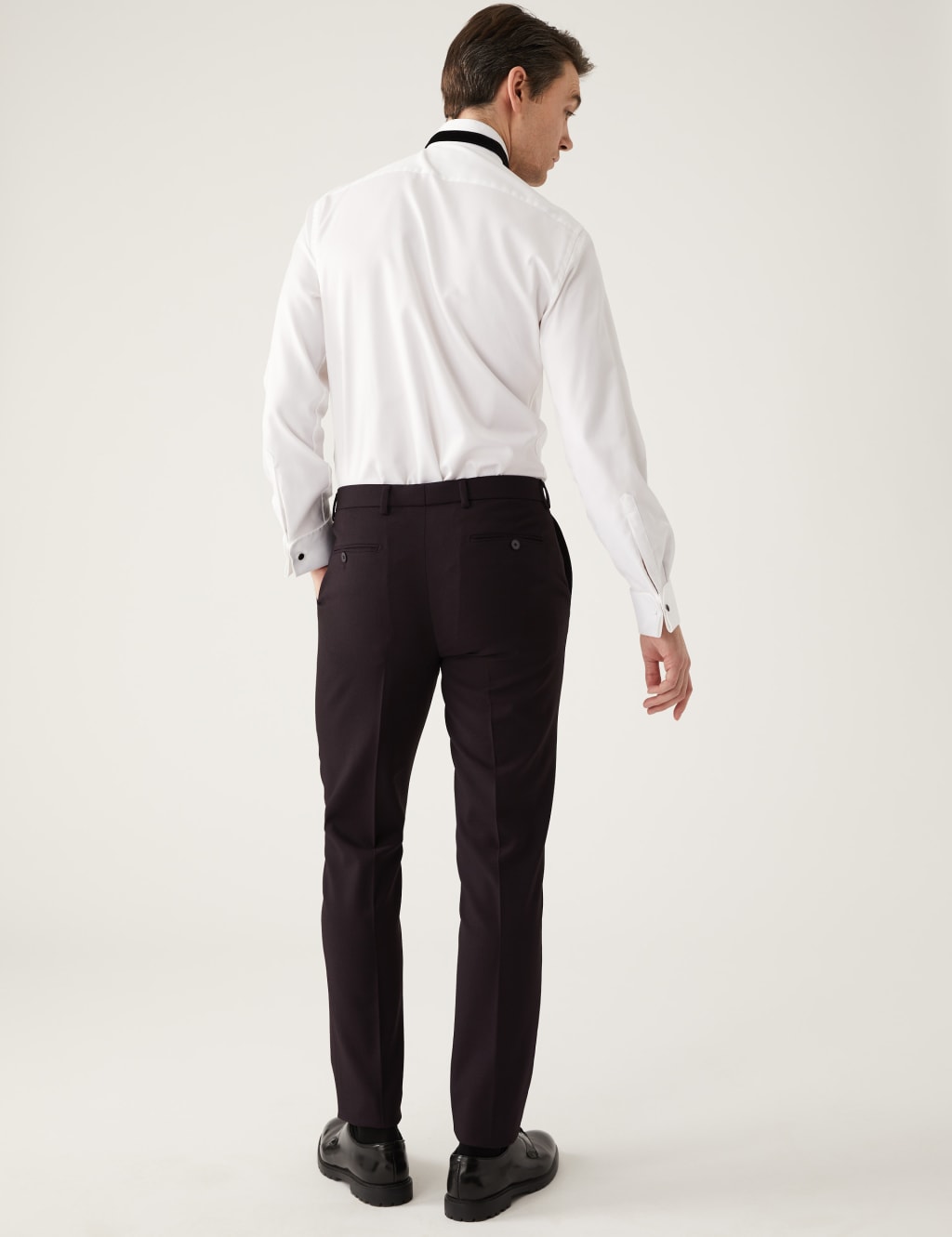 Burgundy Slim Fit Tuxedo image 5
